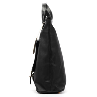 Chloé Black Leather Front Pocket Tote Bag