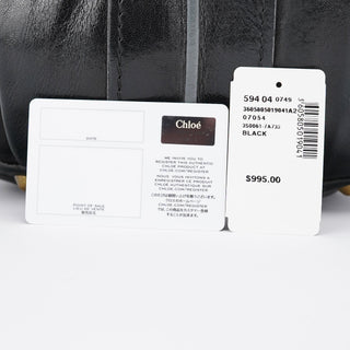 Chloe Black Leather Heloise 2-Way Bag