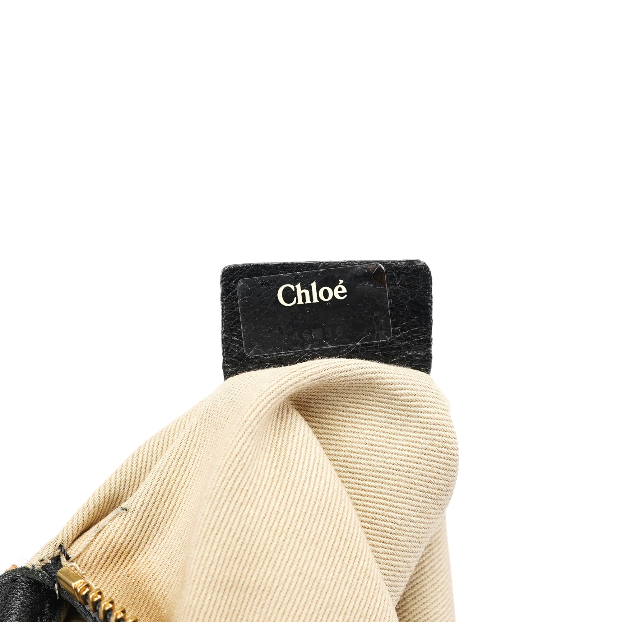 Chloé Heloise 2-Way Tasche aus schwarzem Leder