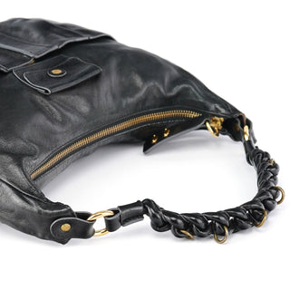 Chloe Black Leather Heloise 2-Way Bag