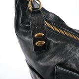 Chloé Heloise 2-Way Tasche aus schwarzem Leder