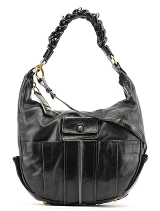 Chloe Black Leather Heloise 2-Way Bag