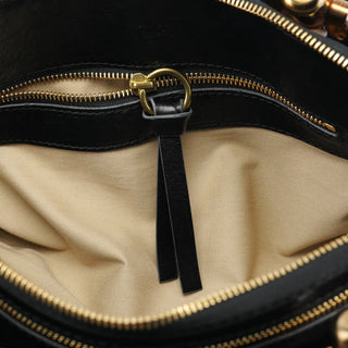 Chloe Black Leather Héloise Tote Bag