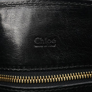 Chloe Black Leather Héloise Tote Bag