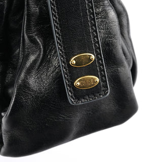 Chloe Black Leather Héloise Tote Bag