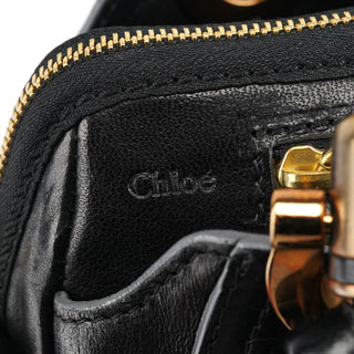 Chloe Black Leather Héloise Tote Bag