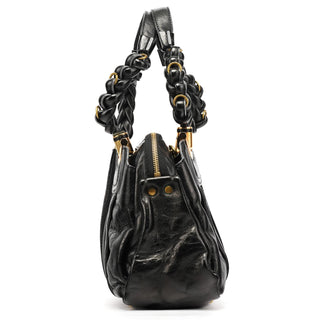 Chloe Black Leather Héloise Tote Bag