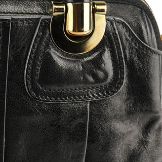Chloé Black Leather Heloise Tote Bag