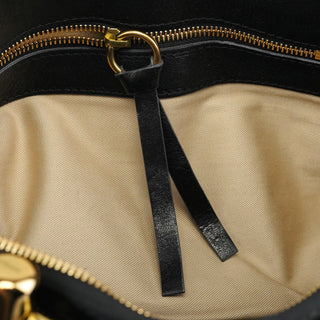 Chloé Black Leather Heloise Tote Bag