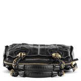 Chloé Black Leather Heloise Tote Bag