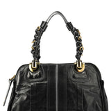 Chloé Black Leather Heloise Tote Bag