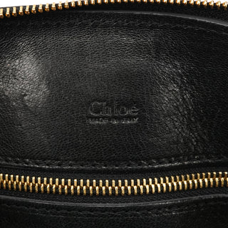 Chloé Black Leather Heloise Tote Bag