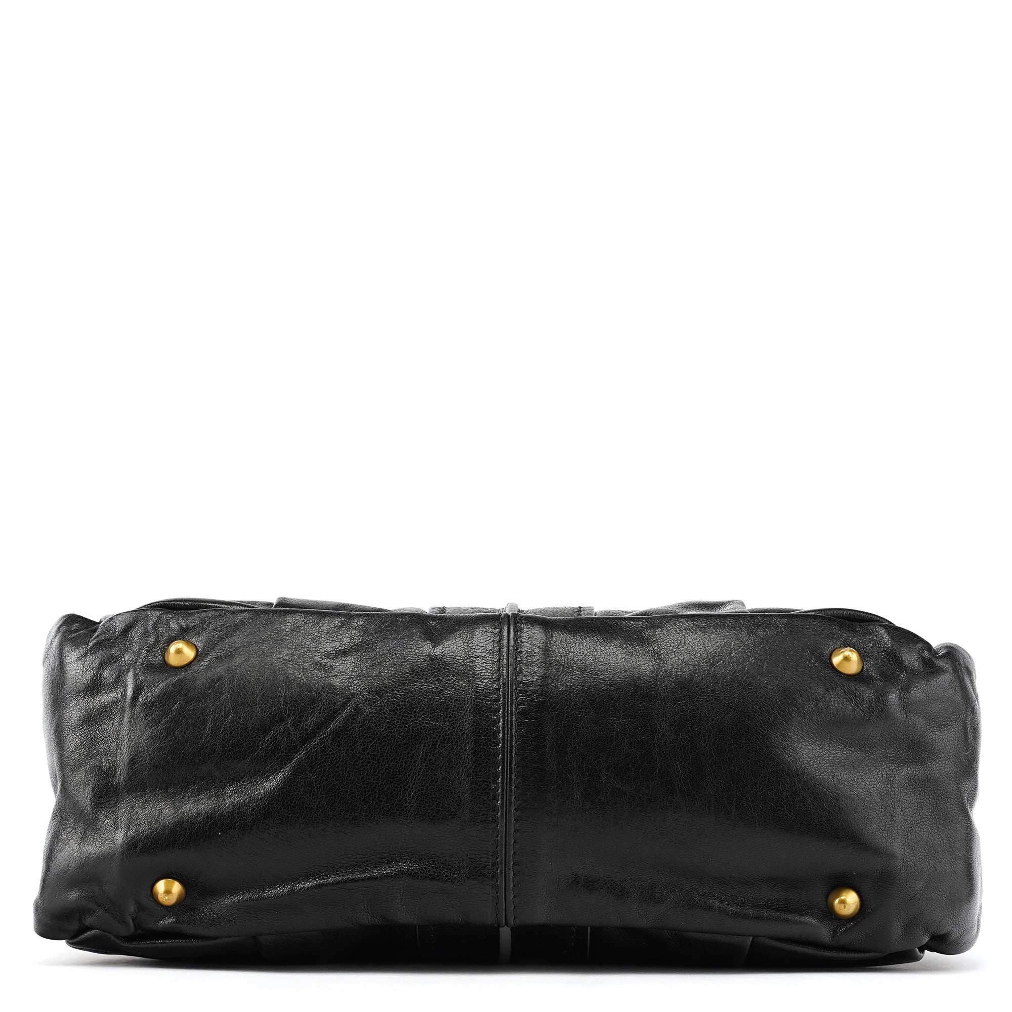Chloé Black Leather Heloise Tote Bag