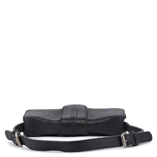 Chloé Black Leather Hobo Shoulder Bag