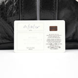Chloe Black Leather Knotted Tote Bag