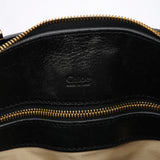 Chloe Black Leather Knotted Tote Bag