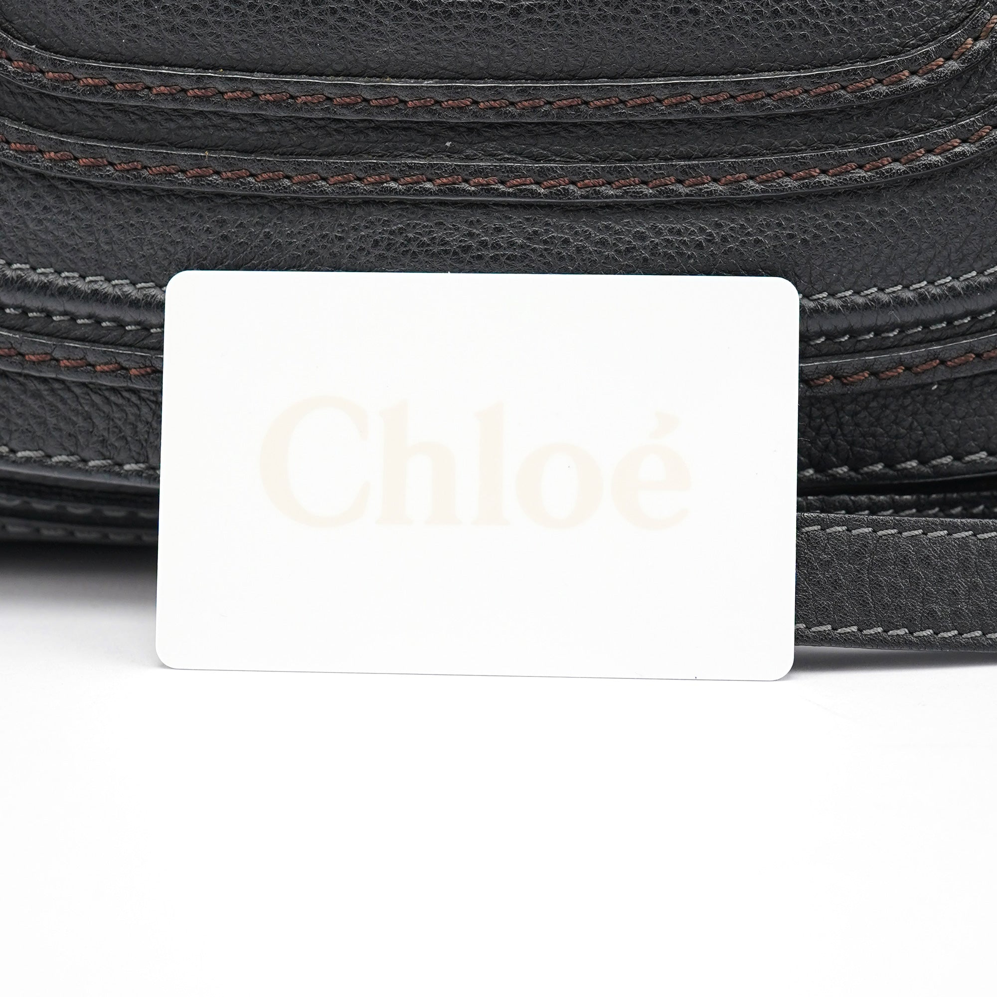 Chloe Black Leather Marcie 2-Way Bag