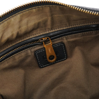 Chloe Black Leather Marcie 2-Way Bag