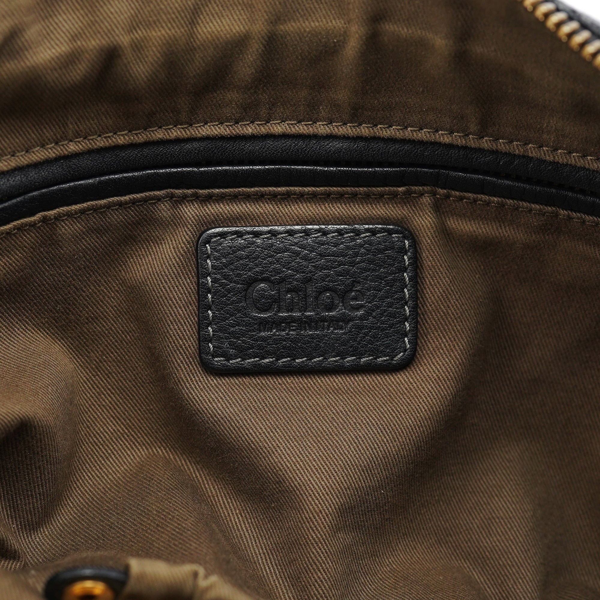 Chloe Black Leather Marcie 2-Way Bag