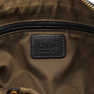 Chloe Black Leather Marcie 2-Way Bag