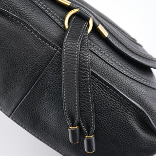Chloe Black Leather Marcie 2-Way Bag