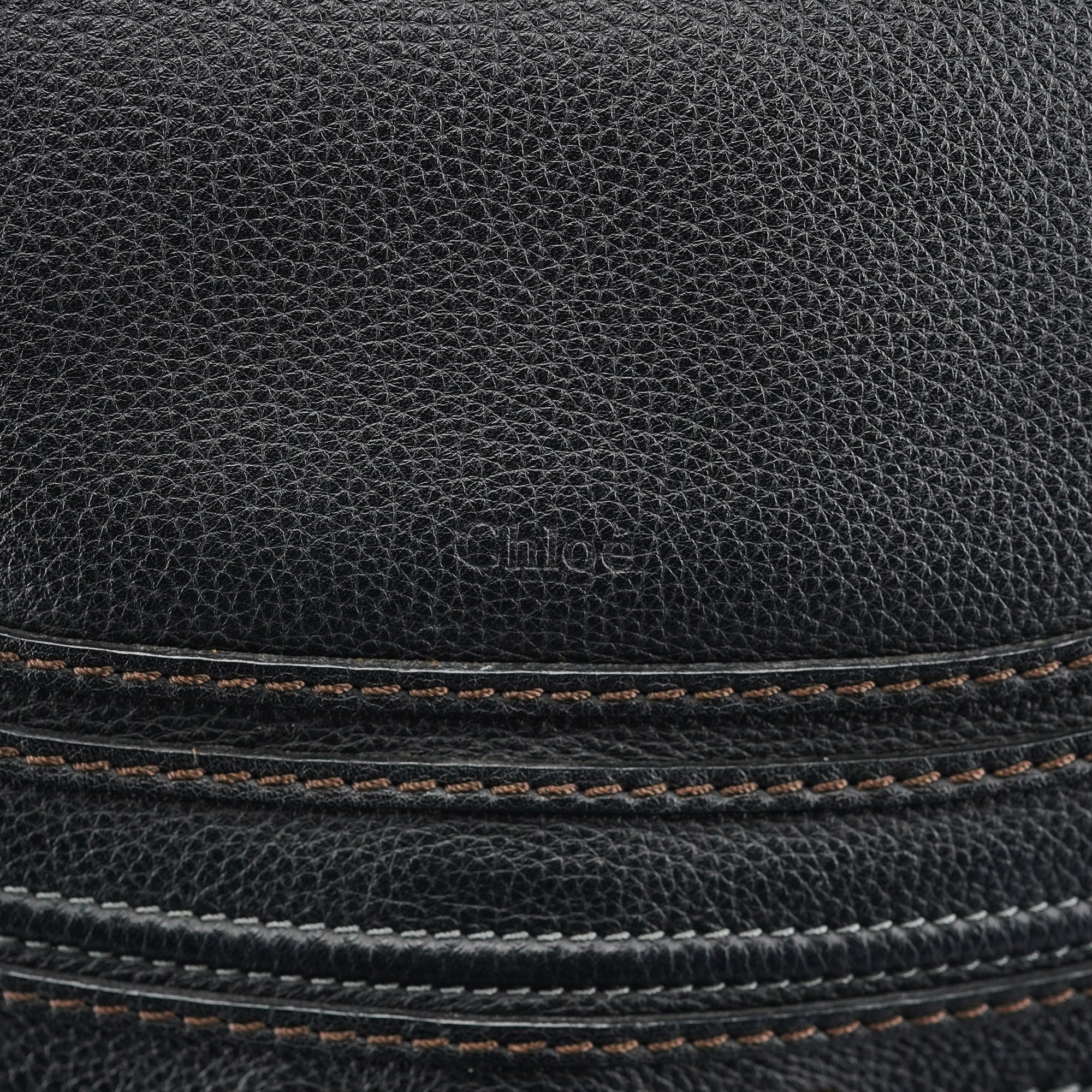 Chloe Black Leather Marcie 2-Way Bag