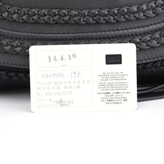 Chloe Black Leather Marcie 2-Way Bag