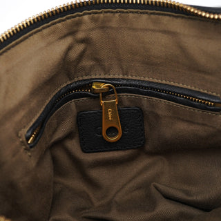 Chloe Black Leather Marcie 2-Way Bag