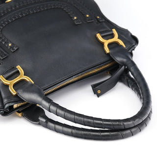 Chloe Black Leather Marcie 2-Way Bag