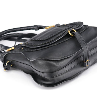 Chloe Black Leather Marcie 2-Way Bag