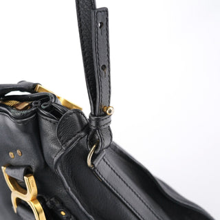 Chloe Black Leather Marcie 2-Way Bag