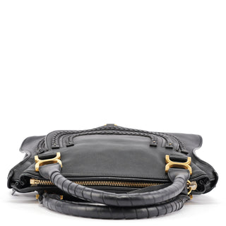 Chloe Black Leather Marcie 2-Way Bag