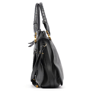Chloe Black Leather Marcie 2-Way Bag