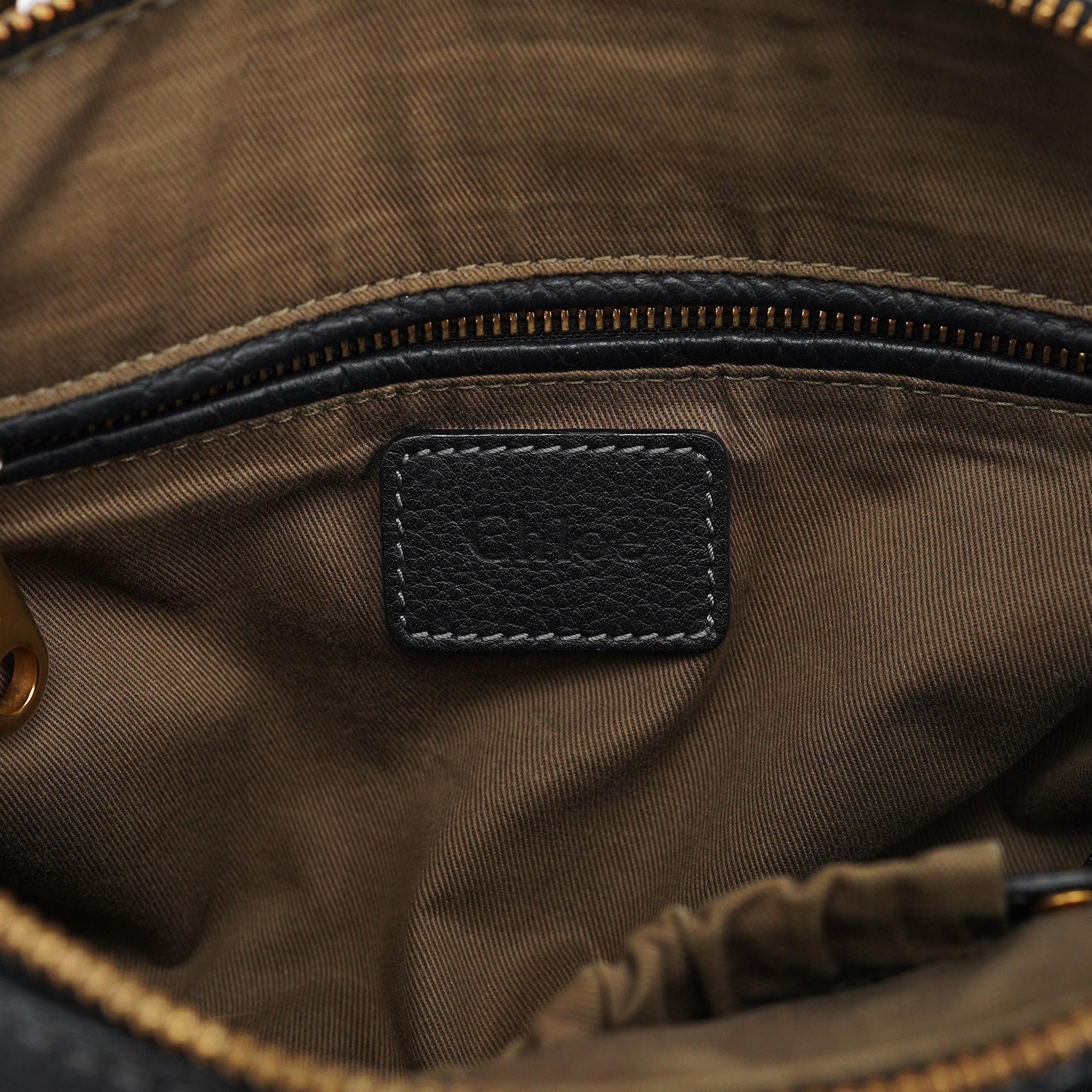 Chloé Marcie 2-Way Bag aus schwarzem Leder