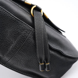 Chloe Black Leather Marcie 2-Way Bag