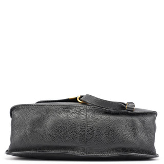 Chloe Black Leather Marcie 2-Way Bag