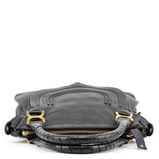 Chloe Black Leather Marcie 2-Way Bag