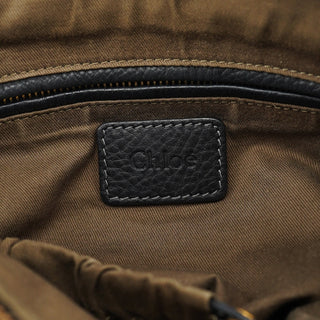 Chloe Black Leather Marcie 2-Way Bag