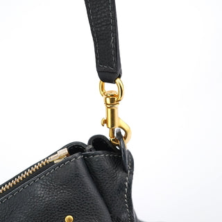 Chloe Black Leather Marcie 2-Way Bag