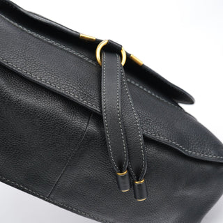 Chloe Black Leather Marcie 2-Way Bag