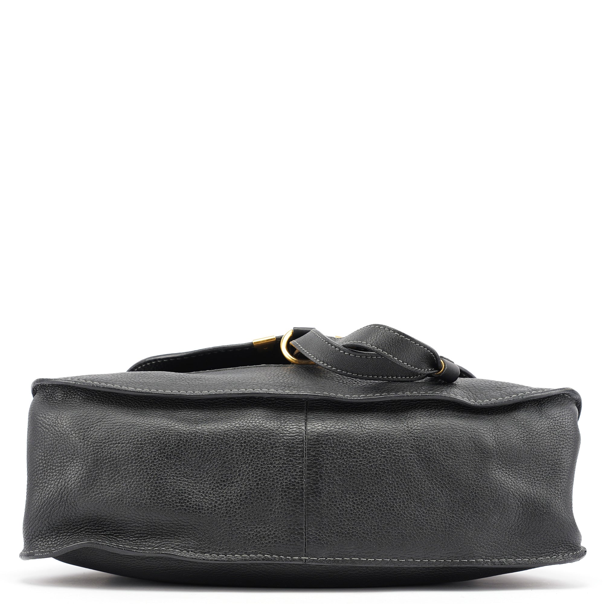 Chloé Sac deux portés Marcie en cuir noir