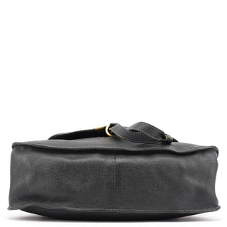 Chloe Black Leather Marcie 2-Way Bag