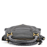 Chloé Sac deux portés Marcie en cuir noir
