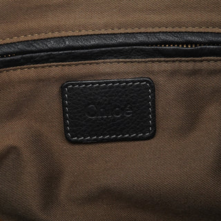Chloe Black Leather Marcie 2-Way Bag