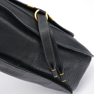 Chloe Black Leather Marcie 2-Way Bag
