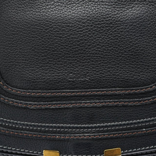 Chloe Black Leather Marcie 2-Way Bag