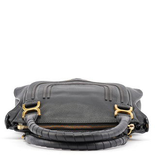 Chloe Black Leather Marcie 2-Way Bag