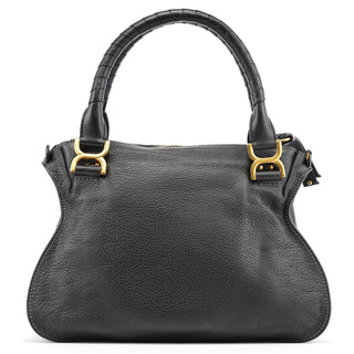Chloe Black Leather Marcie 2-Way Bag