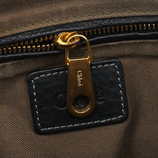 Chloe Black Leather Marcie 2-Way Bag