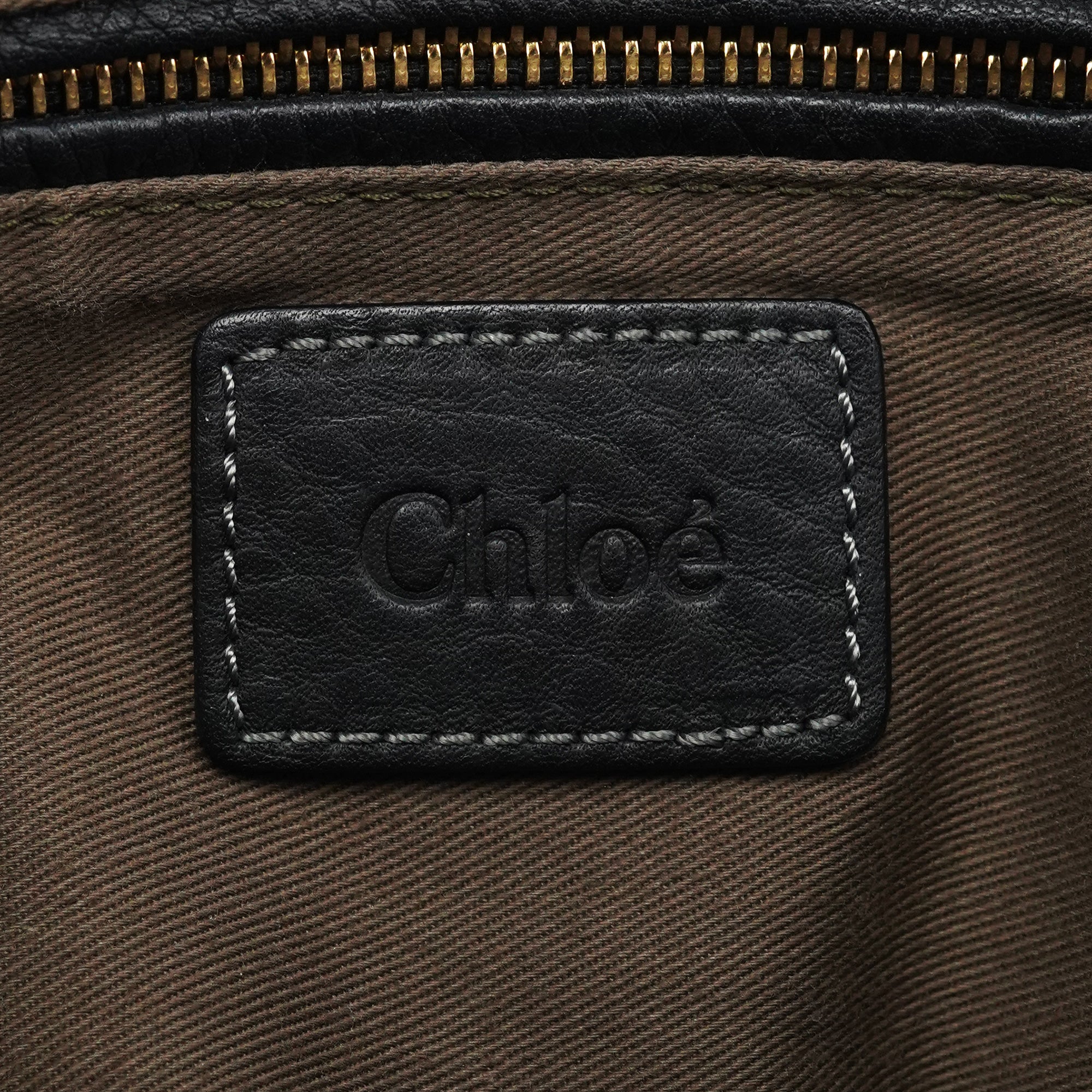 Chloé Marcie 2-Way Bag aus schwarzem Leder